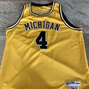 Vintage Chris Webber Michigan Wolverines Jersey